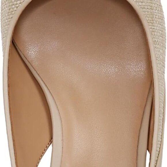 Women's Tansy Slip-On Shoes with 2 1/8 Inch Flared Heel in Coastal Tan - Picture 5 of 9